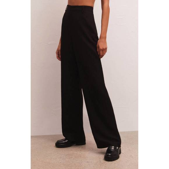 NEW Z SUPPLY marmont trouser in black - Picture 3 of 4